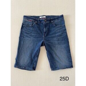 Vintage Tommy Hilfiger‎ Shorts Mens Size 38 Blue Relaxed Denim Jorts Y2K